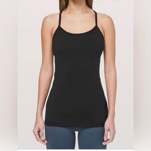 Lululemon Power Y Tank , Black, Size 6, Used like new
